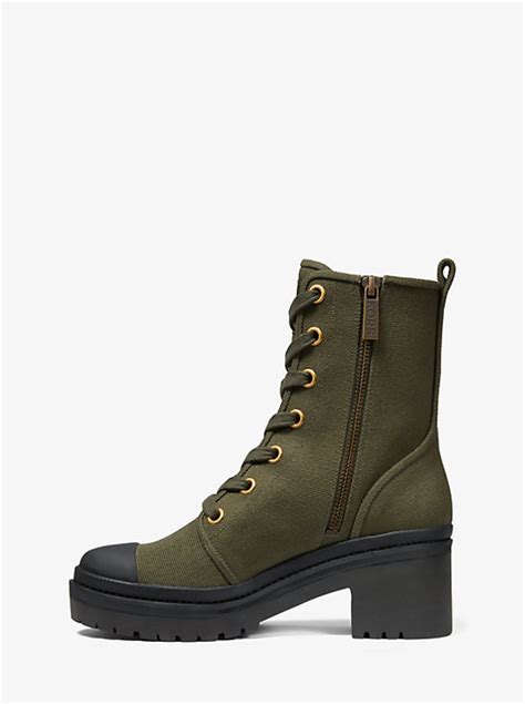 Corey Canvas Combat Boot 